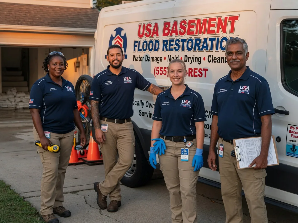 Basement Flood Cleanup company in Crowder, MS