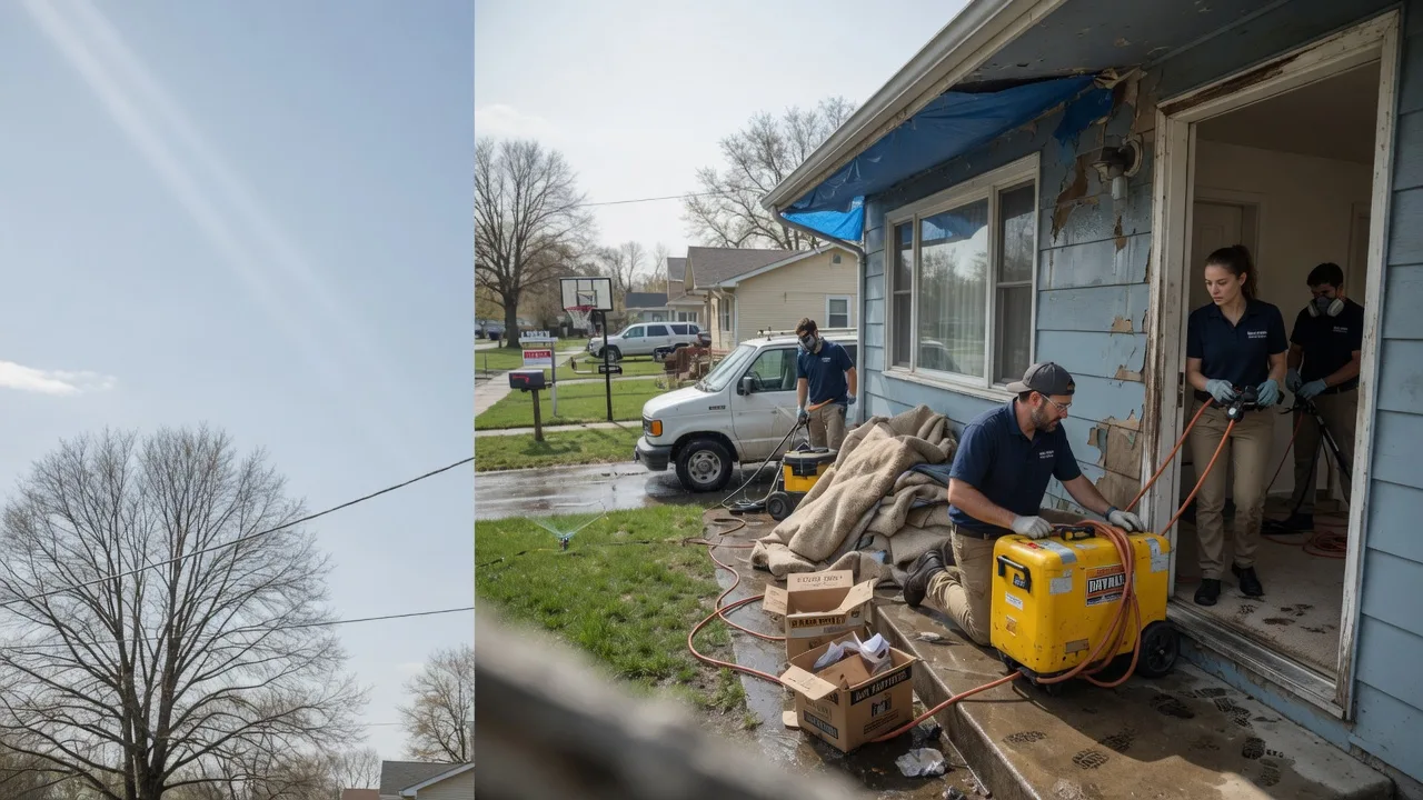 Basement Flood Cleanup in Crowder, MS near me
